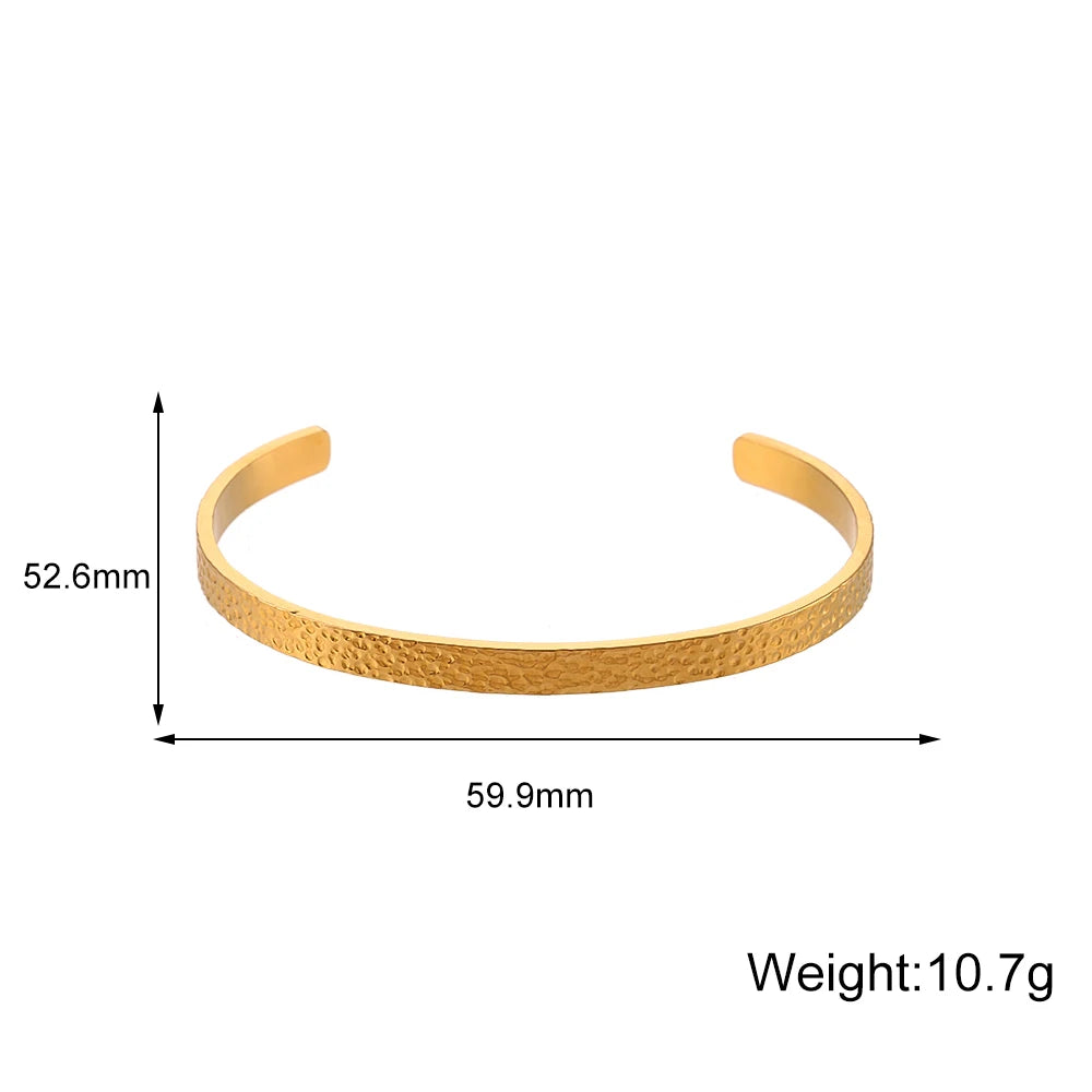 Kaia Stainless Steel Assorted Variety Collection Gold Plated Pearl Chain Cuff Bangle Bracelets Jewelry For Women